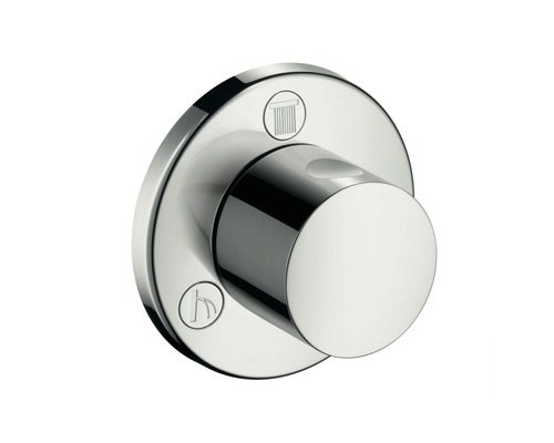 hansgrohe Farbset Trio/ Quattro S Ab- und Umstellventil Unterputz chrom 15932000 Aufputz-Thermostatarmatur zur Temperaturregelung