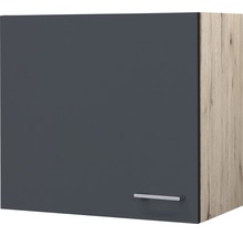 Flex Well Hängeschrank Tiago BxTxH 60 x 32 x 54,8 cm basaltgrau matt zerlegt Anschlag reversibel 00011700