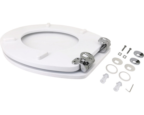 Toilettendeckel mit Befestigungsmaterial