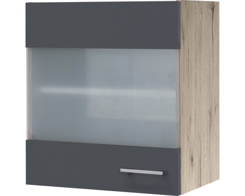 Glashängeschrank Tiago HORNBACH 50x54,8x32 cm basaltgrau Flex Well |