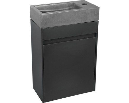 Waschtischunterschrank mit Betonwaschbecken