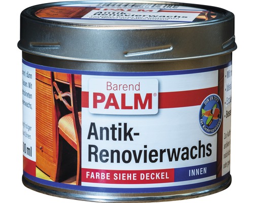 Barend PALM Antik-Renovierwachs Bienenwachs antikweiß 500 ml Barend Palm Antik Renovierwachs Dose