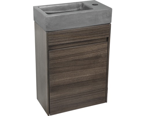 Waschtischunterschrank mit Betonwaschbecken für das Badezimmer