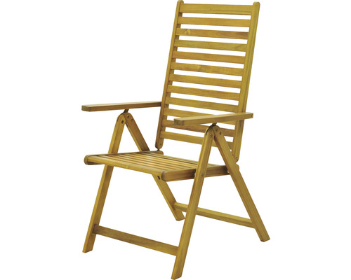 Gartensessel aus Holz mit Armlehnen