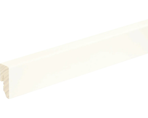 SKANDOR Sockelleiste eckig weiß lackiert 16x40x2400 mm-0