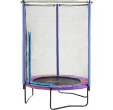 Trampolin plum Junior mit Sicherheitsnetz Ø 140 cm pink-blau