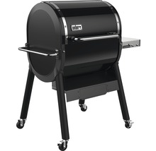 Weber Holzpelletgrill Smoke Fire EX 4 GBS 109 x 84 x 157 cm schwarz inkl. Weber Connect-Technologie, Gourmet BBQ System (GBS) Grillrost und SmokeBoost-Funktion