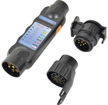 Carpoint Testerkit Anhängerbeleuchtung 7-13 Pin 3in1 inkl. 2 Adapter-thumb-0
