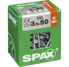 Spax Schrauben 3,5 x 50 Millimeter, 100 Stück in grüner Verpackung