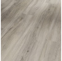 Nahaufnahme von Laminatboden in Holzoptik