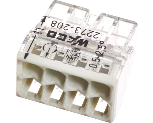 Wago Junction box connector for 8 conductors 0.5 - 2.5 mm² 2273-208 - OEG  Webshop