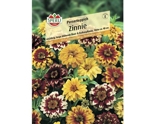 Sperli Zinnie Perserteppich Samenpackung