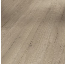 Nahaufnahme von Laminatboden mit Holzstruktur