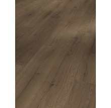 Nahaufnahme von Laminatboden mit Holzstruktur