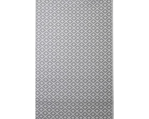 Outdoorteppich schwarz/weiß 120x180 cm