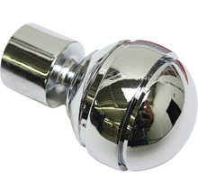 Endstück Kugel für Chicago chrom Ø 20 mm 2 Stk.