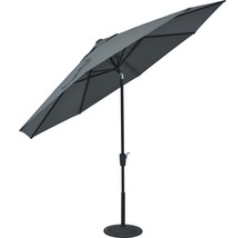 Sonnenschirm Makrschirm Soluna Ø 300 cm Polyester (PES) dunkelgrau-thumb-6