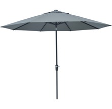 Sonnenschirm Makrschirm Soluna Ø 300 cm Polyester (PES) dunkelgrau-thumb-0