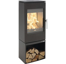 Kaminofen Haas & Sohn Gastein easy-II 350.15 Stahl schwarz 6 kW mit Holzfach und Wärmefach