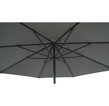 Sonnenschirm Ampelschirm Soluna Ø 350 cm Polyester (PES) dunkelgrau-thumb-5 Sonnenschirm Ampelschirm Soluna Ø 350 cm Polyester (PES) dunkelgrau-thumb-5