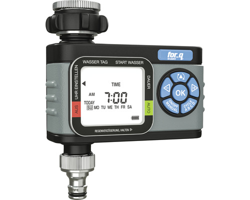 Bewässerungscomputer for_q FQ-BC für automatische Bewässerung mit mobilen Regnern, Tropfsystemen (MicroDrip) oder Sprinklersystemen