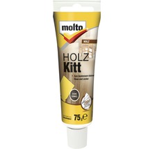 Molto Holz Kitt Tube 75 Gramm zum Ausbessern kleiner Risse und Löcher, Eiche dunkel