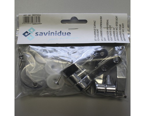 Savinidue Scharniere für Universal WC Sitze Soft im Set
