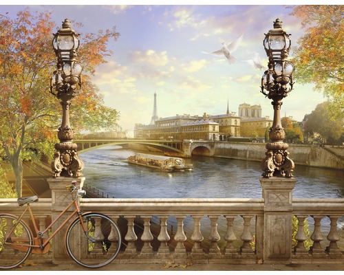 Fototapete Vlies 181059 Panorama of Paris 7-tlg. 350 x 260 cm