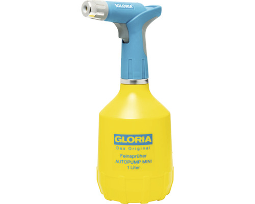 GLORIA AutoPump Mini - Feinsprüher 1 L, Sprühflasche mit Batteriebetrieb Gloria Autopump Mini Feinsprüher, 1 Liter