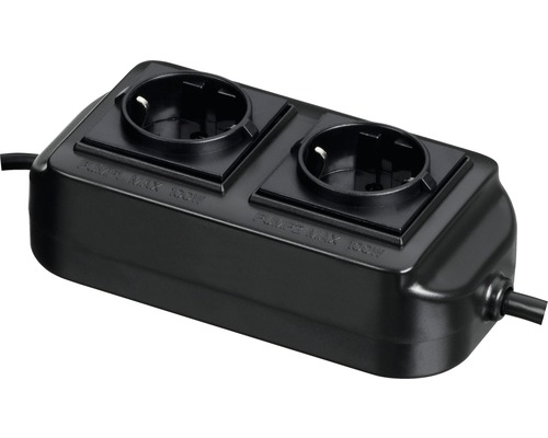 Verteilersteckdose mit zwei Steckplätzen