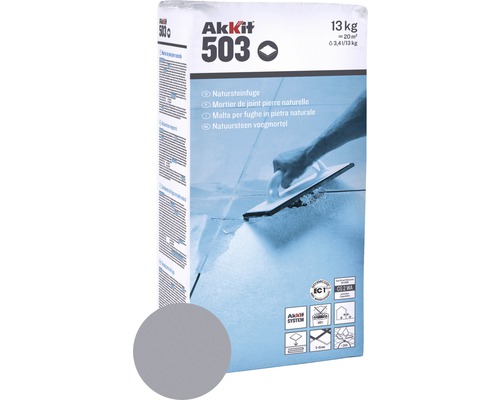 Akkit 503 Natursteinfuge grau 13 kg Akkit 503 Natursteinfuge grau 13 kg