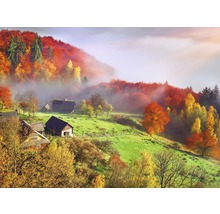 Fototapete Vlies 18679 Autum Mountain Village 7-tlg. 350 x 260 cm