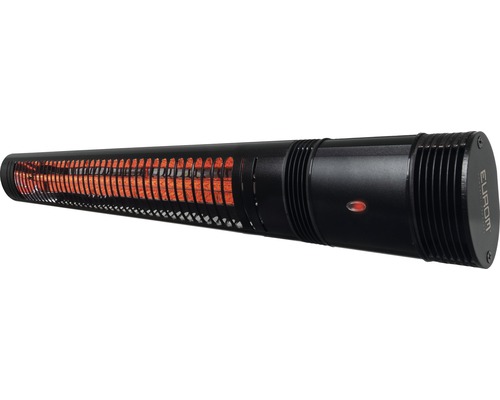 Schwarzer Heizstrahler für den Außenbereich