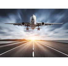 Fototapete Vlies 22742 Airplane Road Sunset 10-tlg. 500 x 280 cm