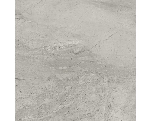 Feinsteinzeug Wand- und Bodenfliese Sicilia 60 x 60 x 0,9 cm Grigio poliert grau