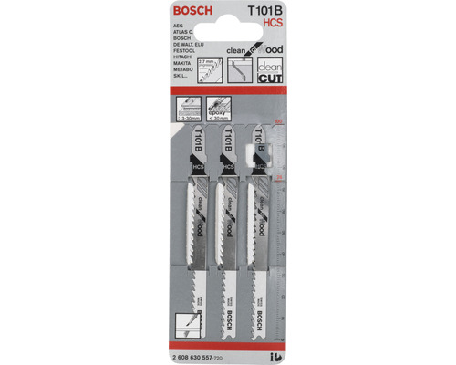Bosch Stichsägeblätter T101B HCS im Set