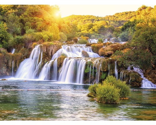 Fototapete Vlies 22804 Waterfall Croatia 10-tlg. 500 x 280 cm