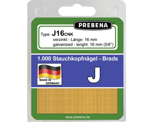 Stauchkopfnägel Prebena Type J16CNKHA-B 1.000 St.-0