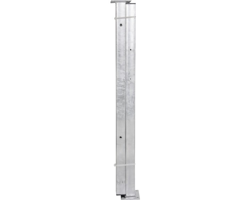 Pfosten aus Metall mit Befestigungsmaterial