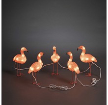 LED Acryl Flamingos Konstsmide 5er-Set bernstein-thumb-0