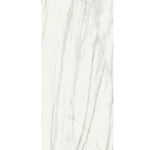 XXL Feinsteinzeug Wand- und Bodenfliese Macael white 120 x 260 x 0,7 cm poliert grau-thumb-2
