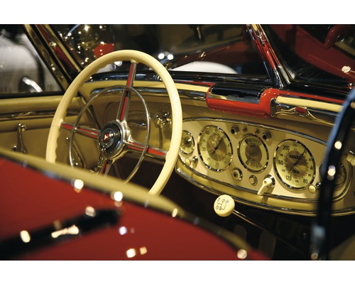 Fototapete Vlies 18934 Classic Benz Interior 7-tlg. 350 x 260 cm