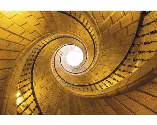 Fototapete Vlies 18965 Triple Spiral Staircase 7-tlg. 350 x 260 cm