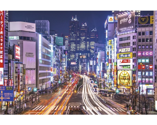 Fototapete Vlies 21997 Shinjuku Tokyo 8-tlg. 400 x 260 cm