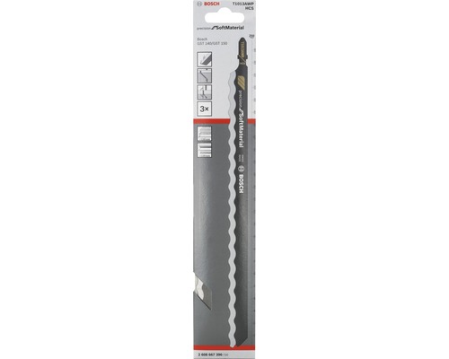Bosch Stichsägeblatt T1013AWP HCS für weiche Materialien