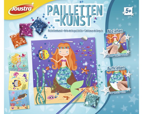 Joustra Paillettenkunst Set für Kinder ab 5 Jahren