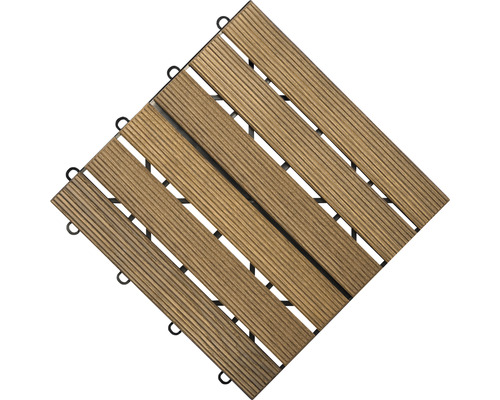 Terrassenfliese aus Holzverbundwerkstoff