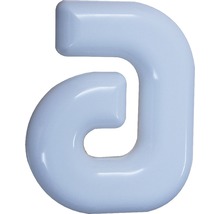 Hausnummer a Nylon weiß