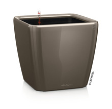 Pflanzkübel Lechuza Quadro LS 50 Komplettset H 47 cm taupe