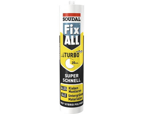 Soudal Fix All Turbo weiß 290 ml Pack a 12 Kartuschen